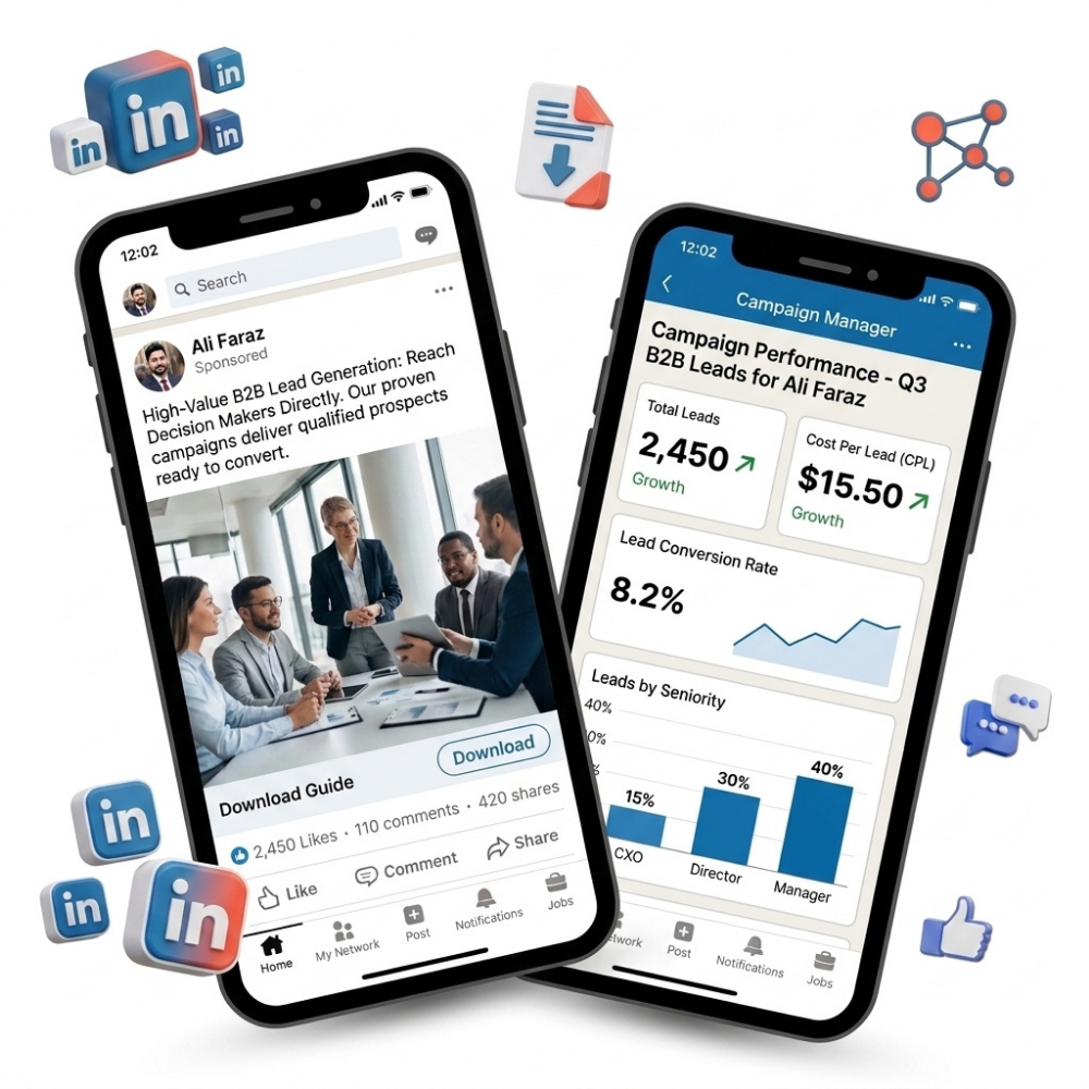 Linkedin Ads Services Sample Image-social media marketing services