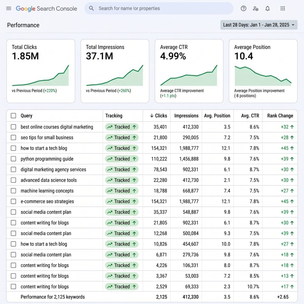 SEO Analytics report by Ali Faraz